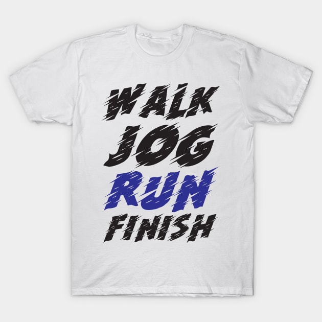 Running - Marathon T-Shirt by CRE4TIX